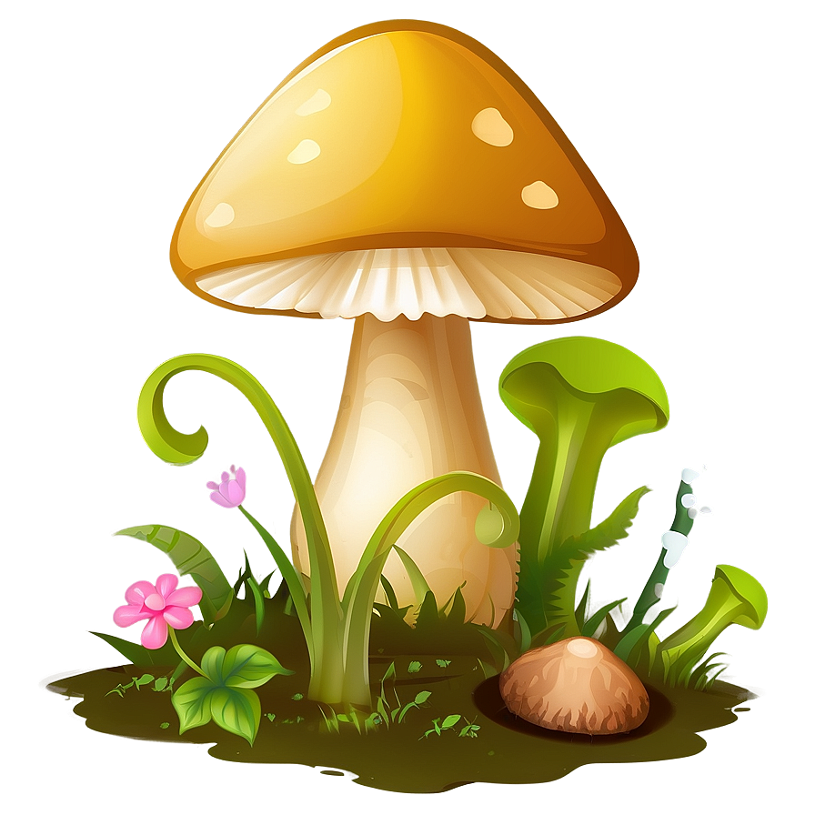 Baby Mushroom Cartoon Png Sjl