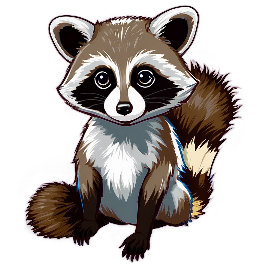 Baby Raccoon Clipart Png 83