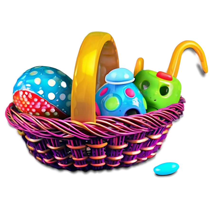 Baby Rattle In Basket Png Dni65