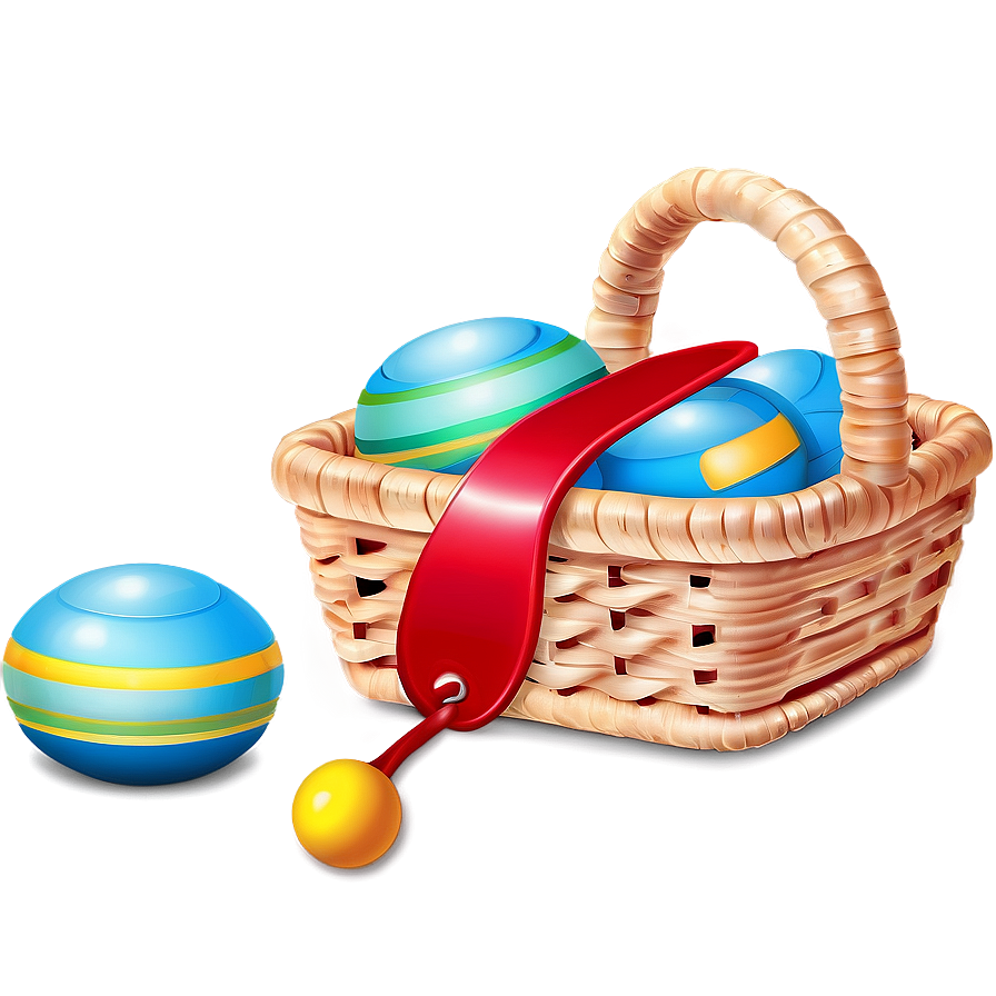 Baby Rattle In Basket Png Pvp97