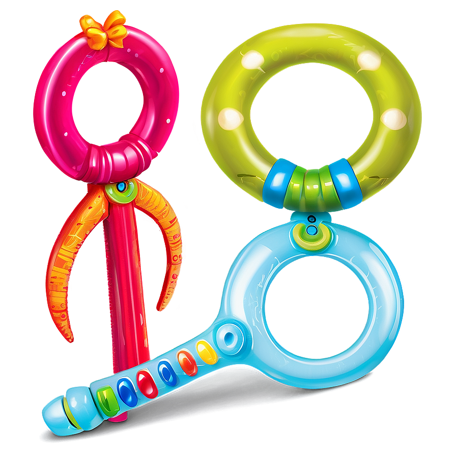 Baby Rattle With Handle Png 06202024