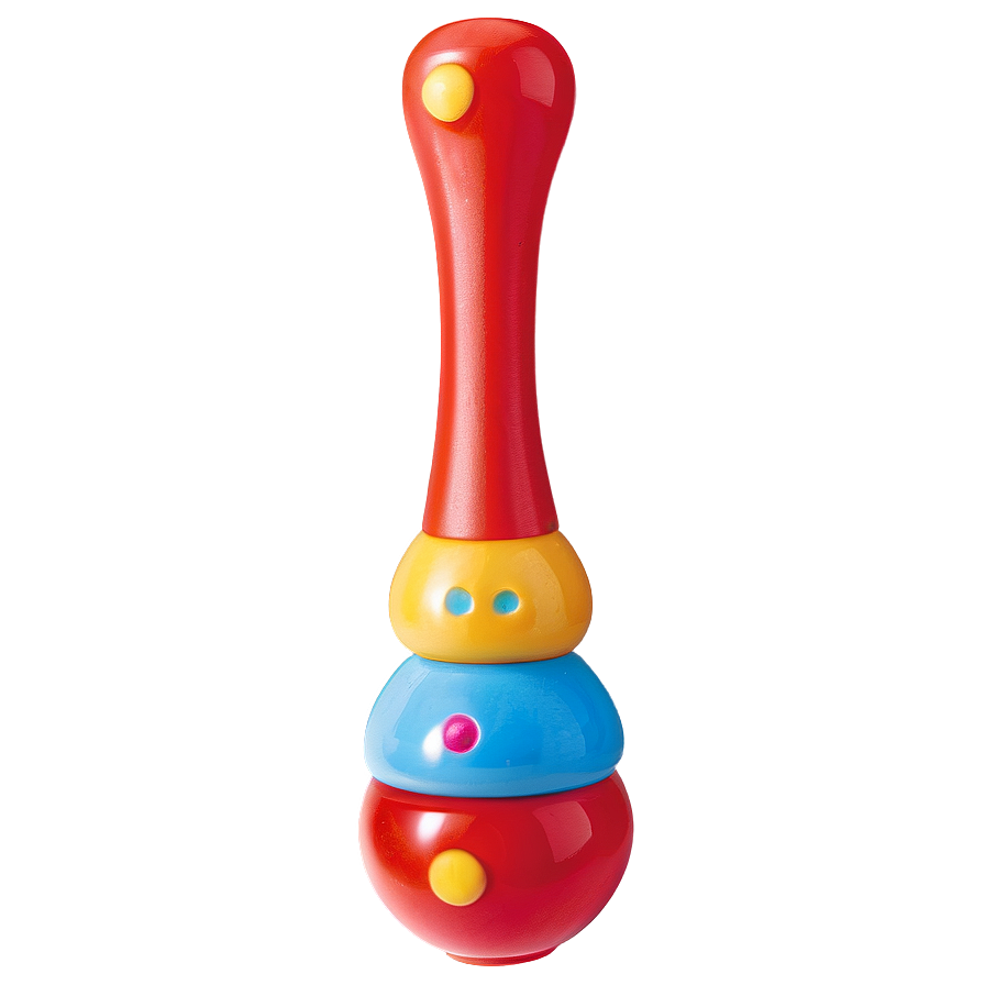 Baby Rattle With Handle Png 06202024