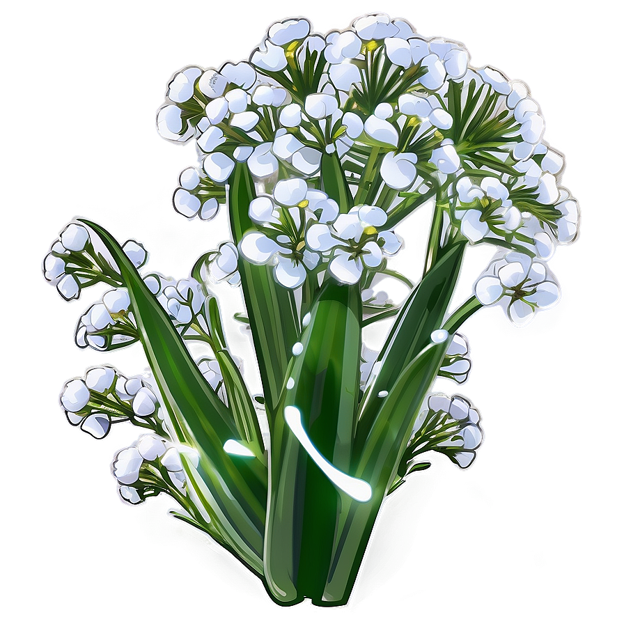 Baby's Breath In Morning Dew Png Vwg Image