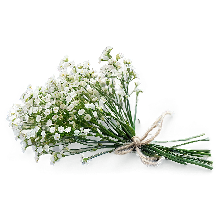 Baby's Breath Under Sunshine Png Phu Image