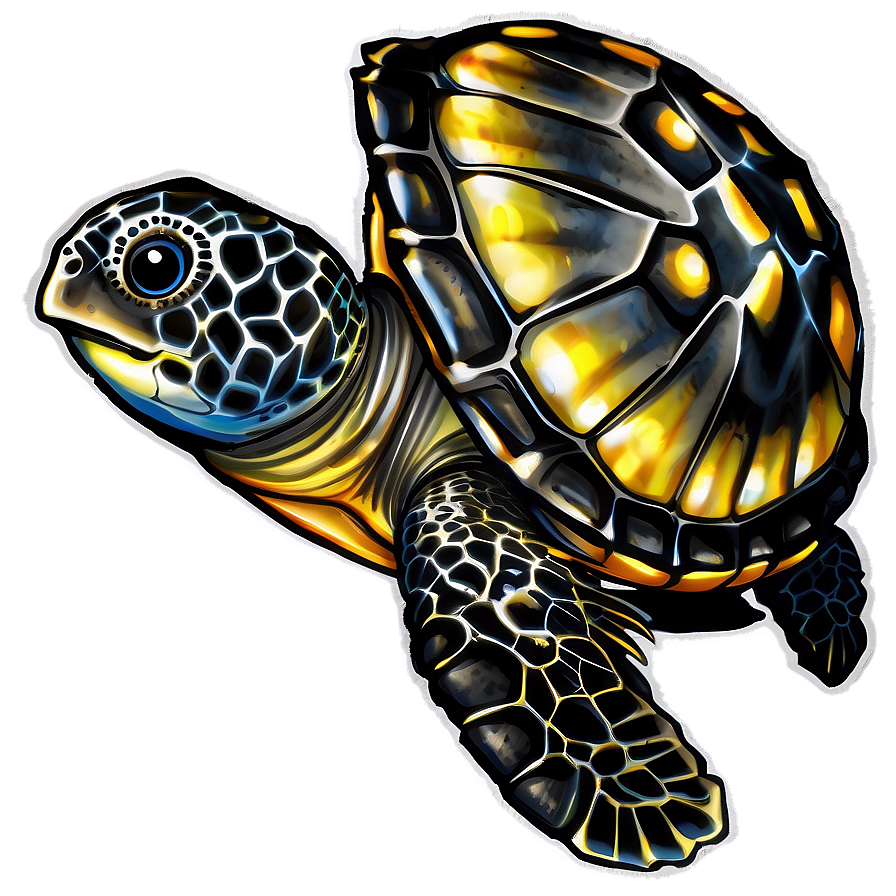 Baby Sea Turtle Hatchling Png Cgi