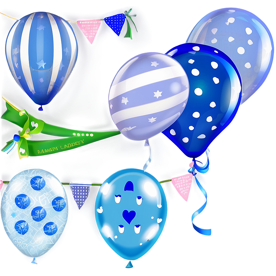 Baby Shower Balloons Clipart Png Pim33