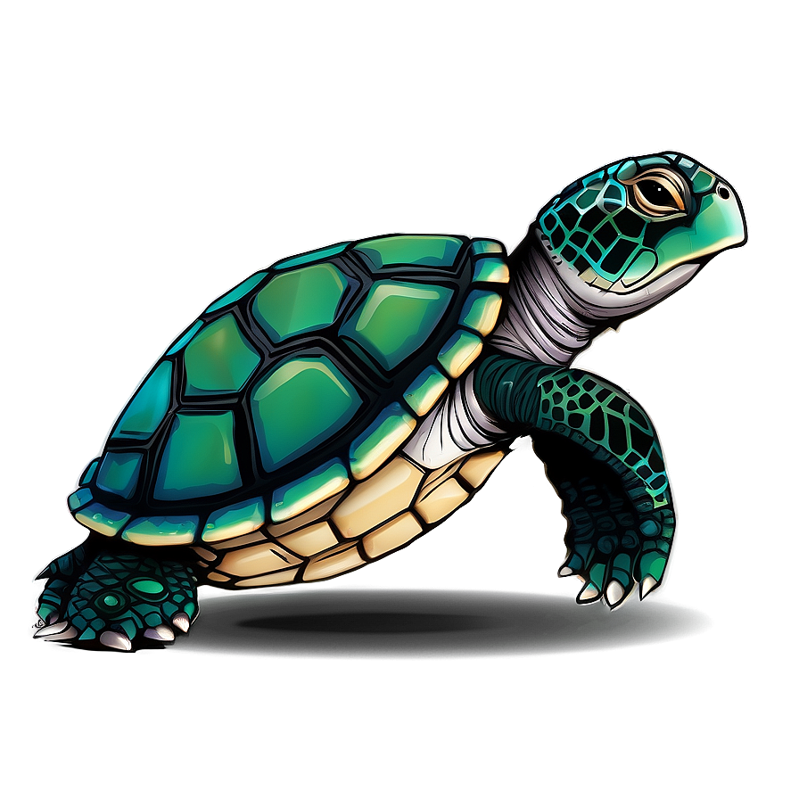 Baby Turtle Illustration Png Hmh