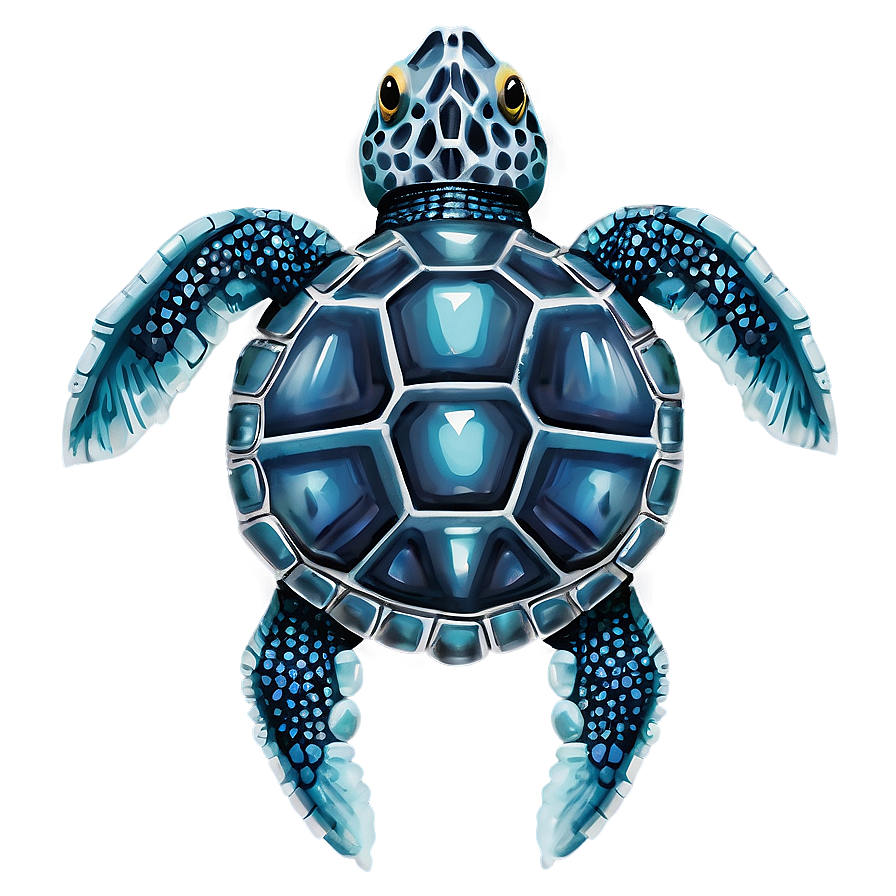 Baby Turtle Top View Png 11