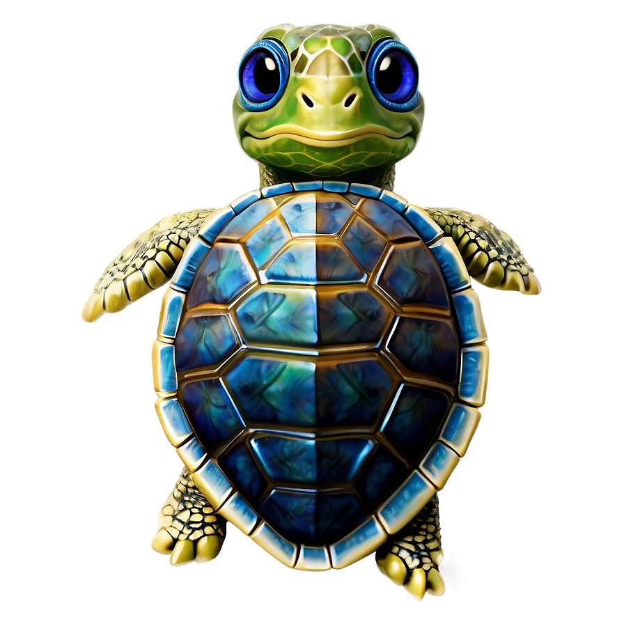 Baby Turtle With Shell Png 06252024