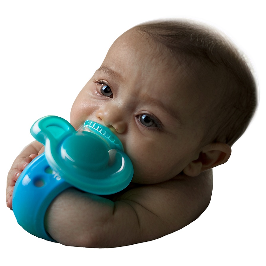 Baby With Pacifier Png Xin