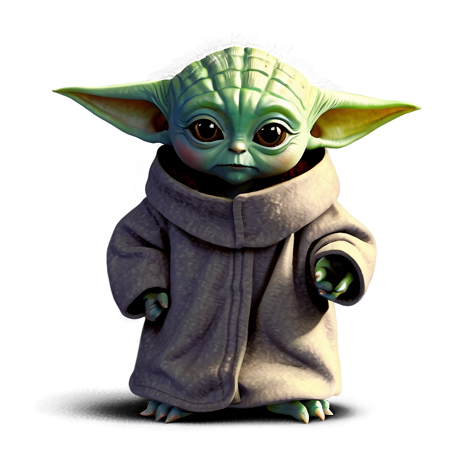 Baby Yoda And Friends Cartoon Png Dpv