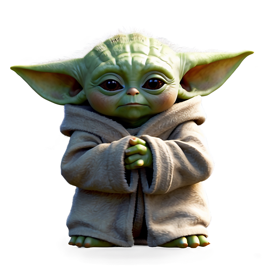 Baby Yoda Animated Style Png Dsc70