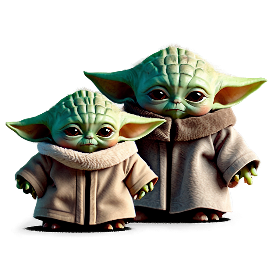 Baby Yoda Animated Style Png Osh