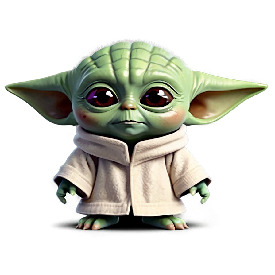 Baby Yoda Cartoon Character Design Png 98