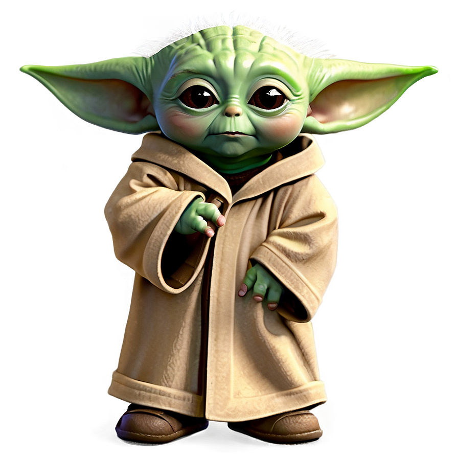 Baby Yoda Cartoon For Kids Png Uaf61