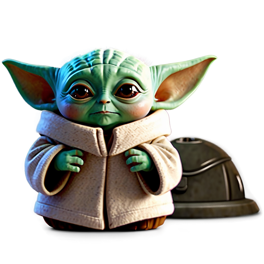 Baby Yoda Cartoon Smile Png Ktq82