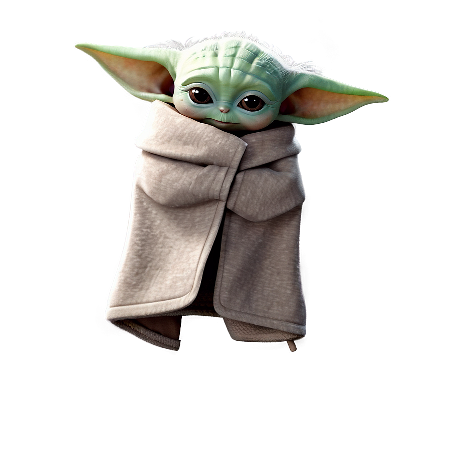 Baby Yoda Flying Cartoon Png Hrx