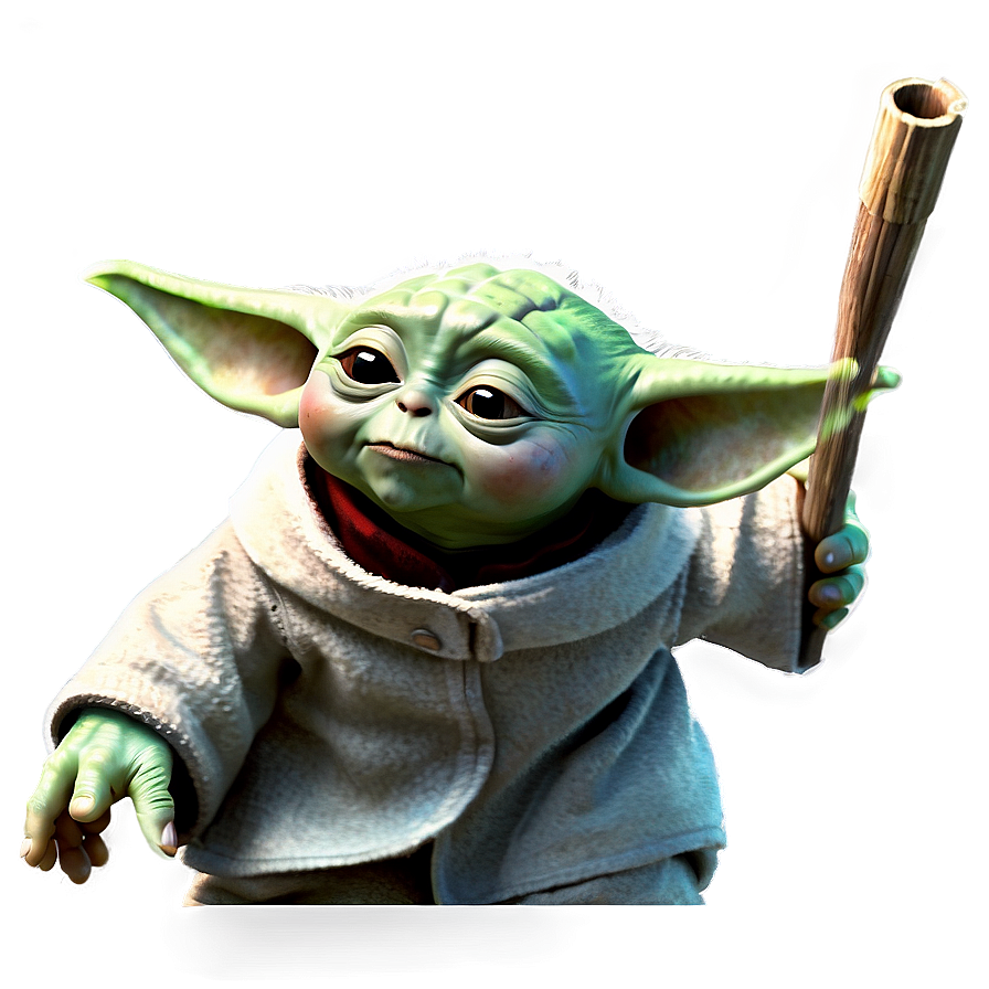 Baby Yoda Space Background Png 05062024