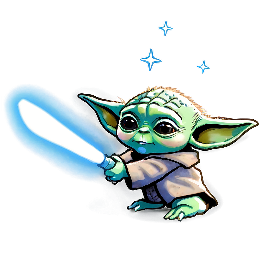 Baby Yoda Star Wars Cartoon Png Uwr