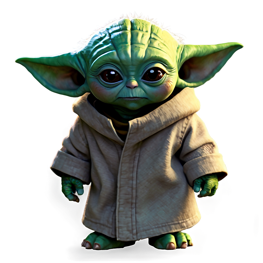 Baby Yoda Walking Png Cvw94