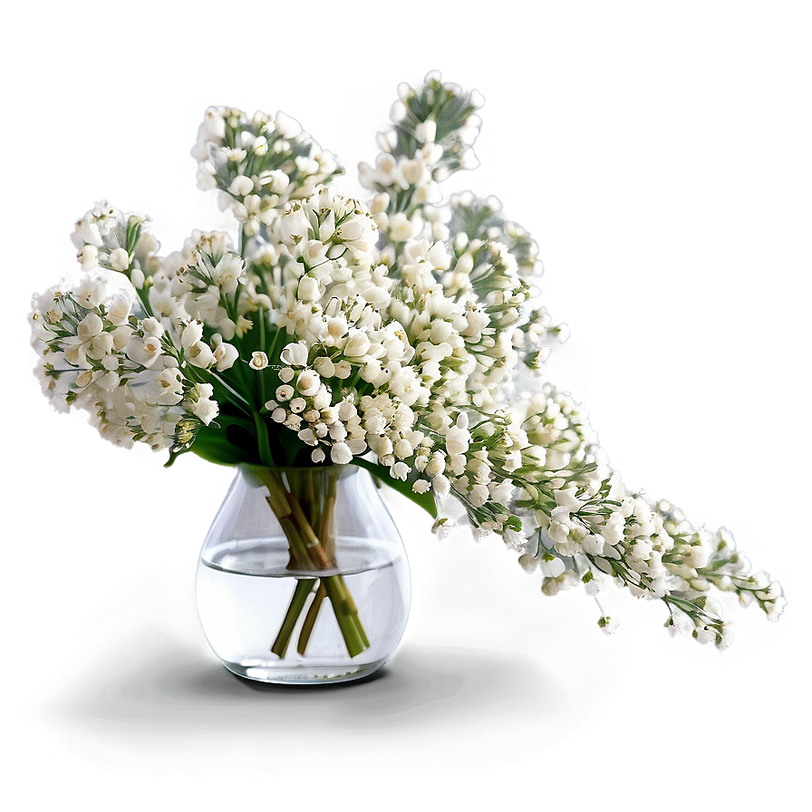 Babys Breath In Vase Png Kvk4