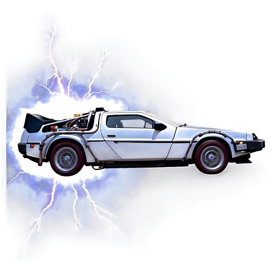 Back To The Future Lightning Strike Scene Png Nqk82