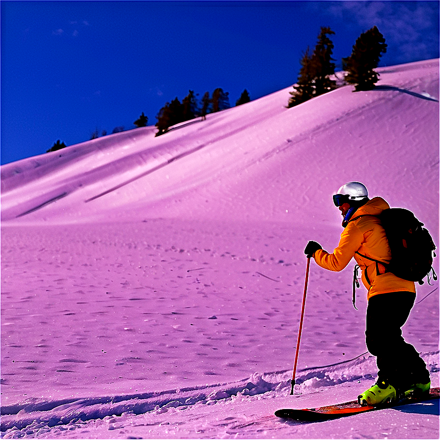 Backcountry Snowboarding Png 4