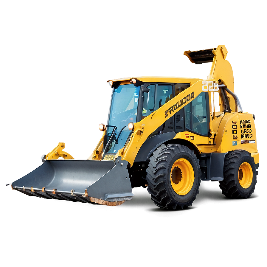 Backhoe Loader Side View Png Ujc