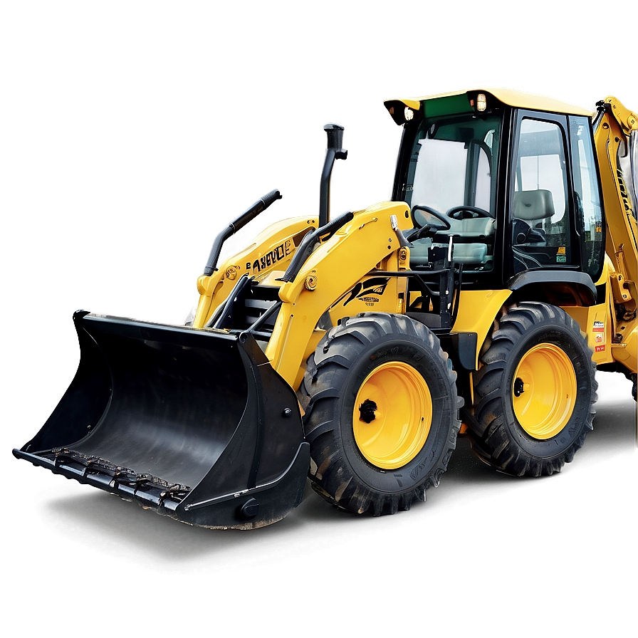 Backhoe With Operator Cabin Png Phk