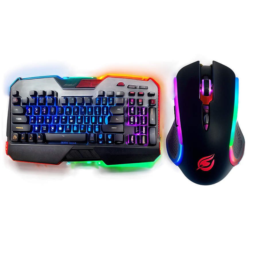 Backlit Keyboard And Mouse For Gamers Png Xgv81