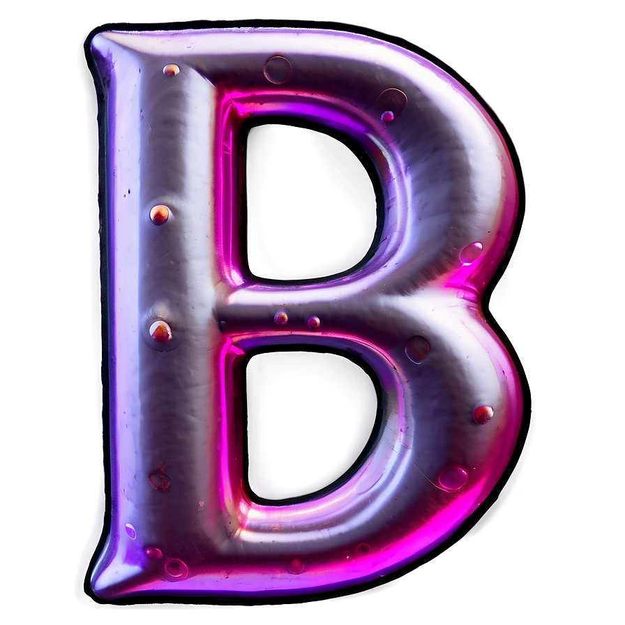 Backlit Letter B Png 06202024