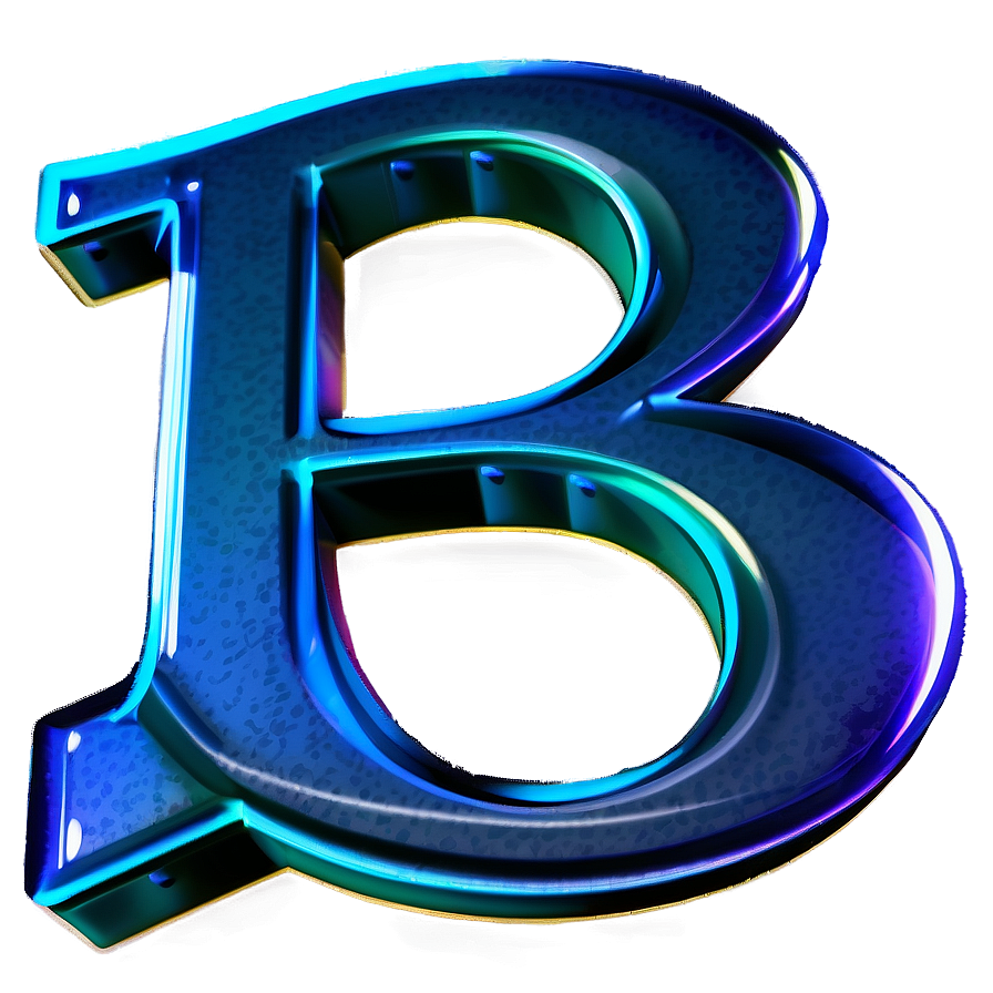 Backlit Letter B Png Cih37