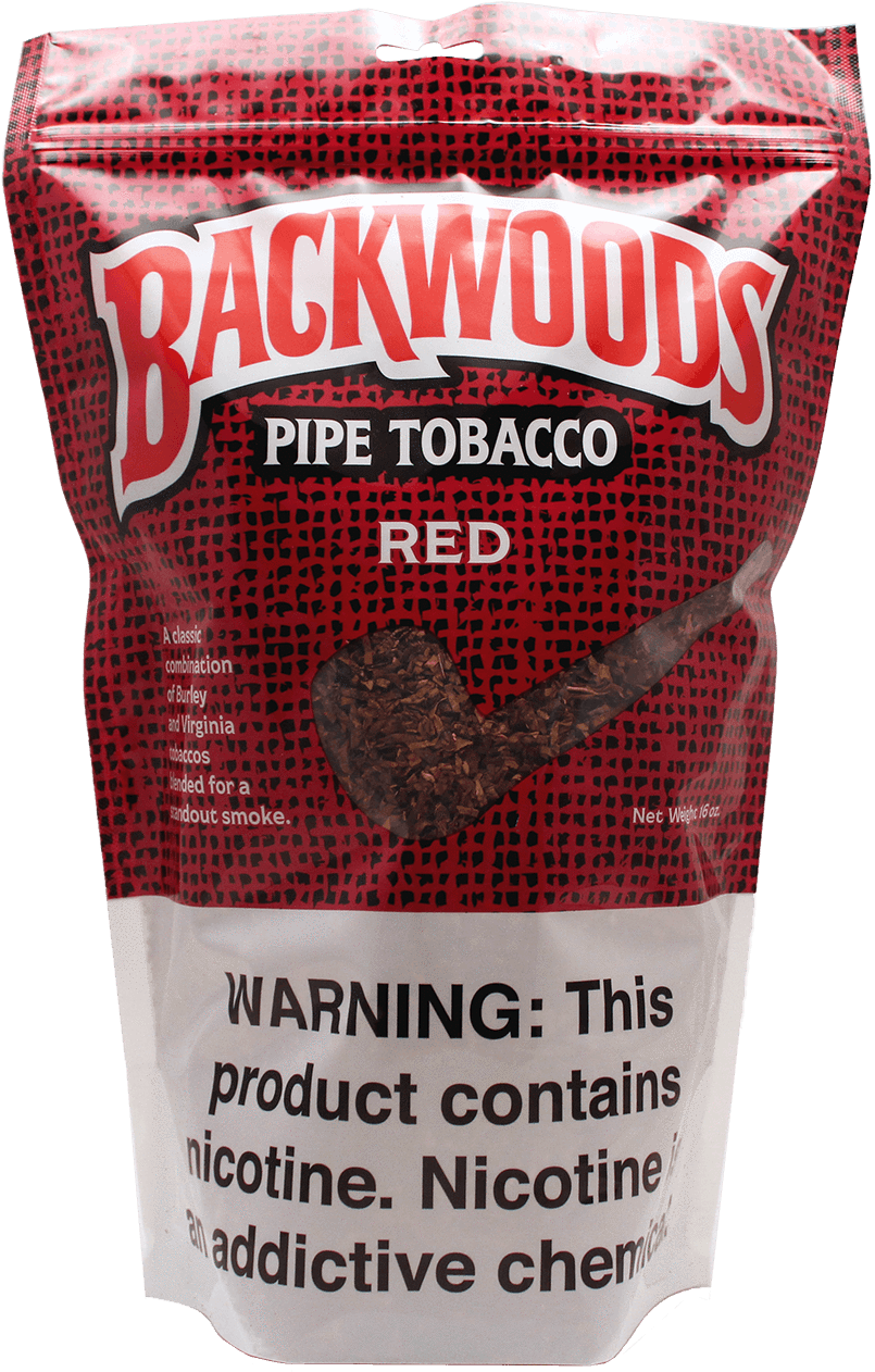 Backwoods Pipe Tobacco Red Packaging