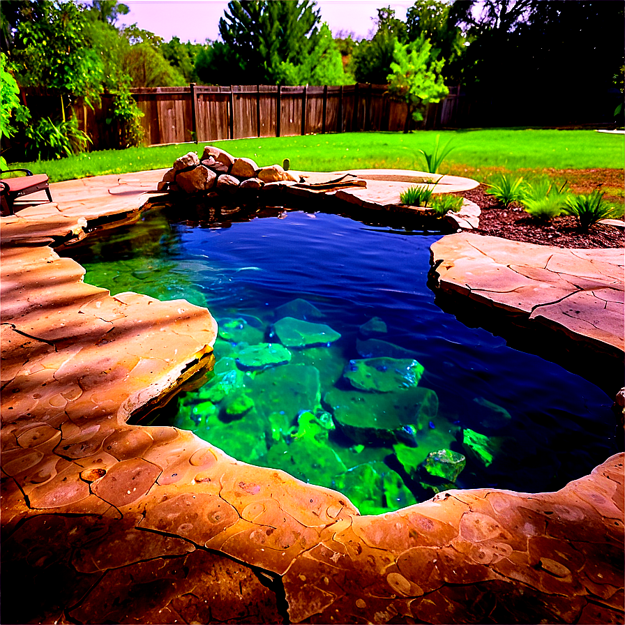 Backyard Natural Pool Png 06262024