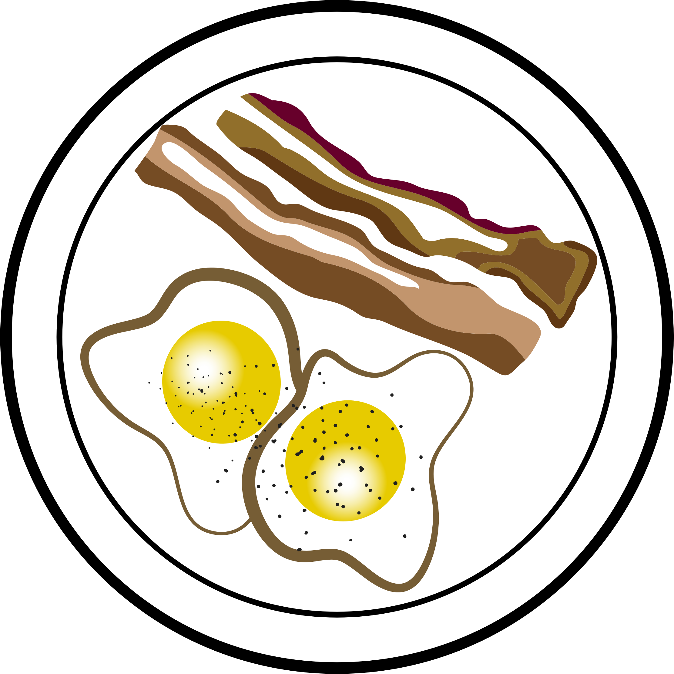 Baconand Eggs Clipart