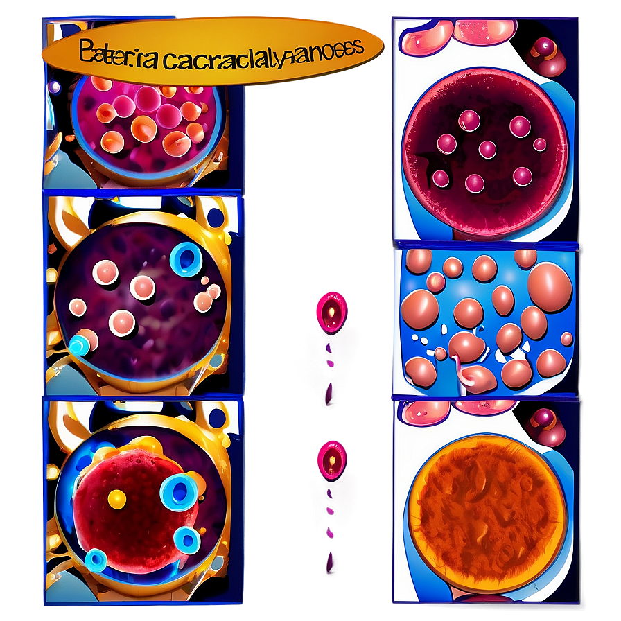 Bacterial Cells Graphic Png 06122024