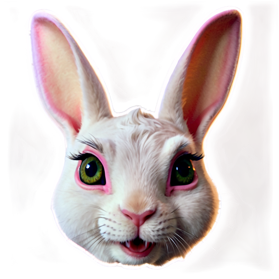 Bad Bunny Face Stickers Png Bjx