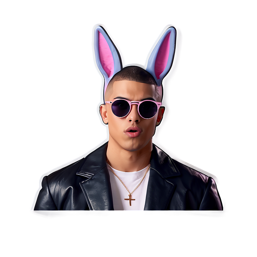 Bad Bunny Inspired Stickers Png Bpi