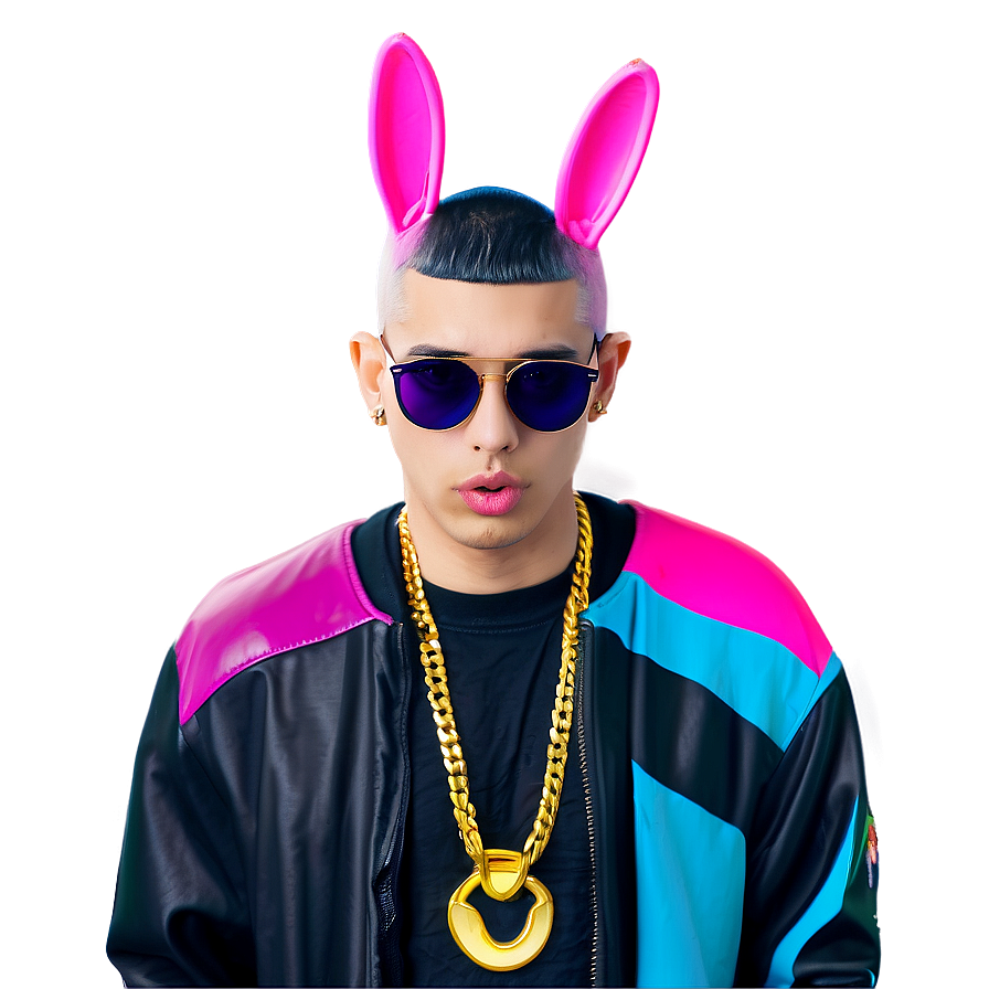 Bad Bunny Streetwear Stickers Png Dss