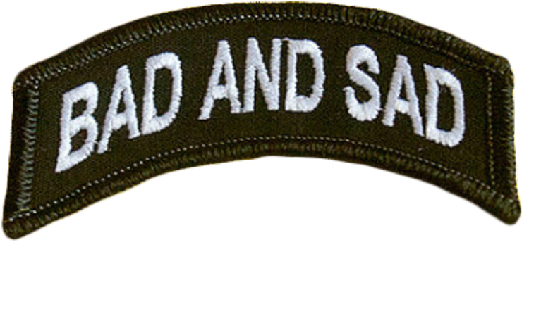 Badand Sad Patch Embroidery