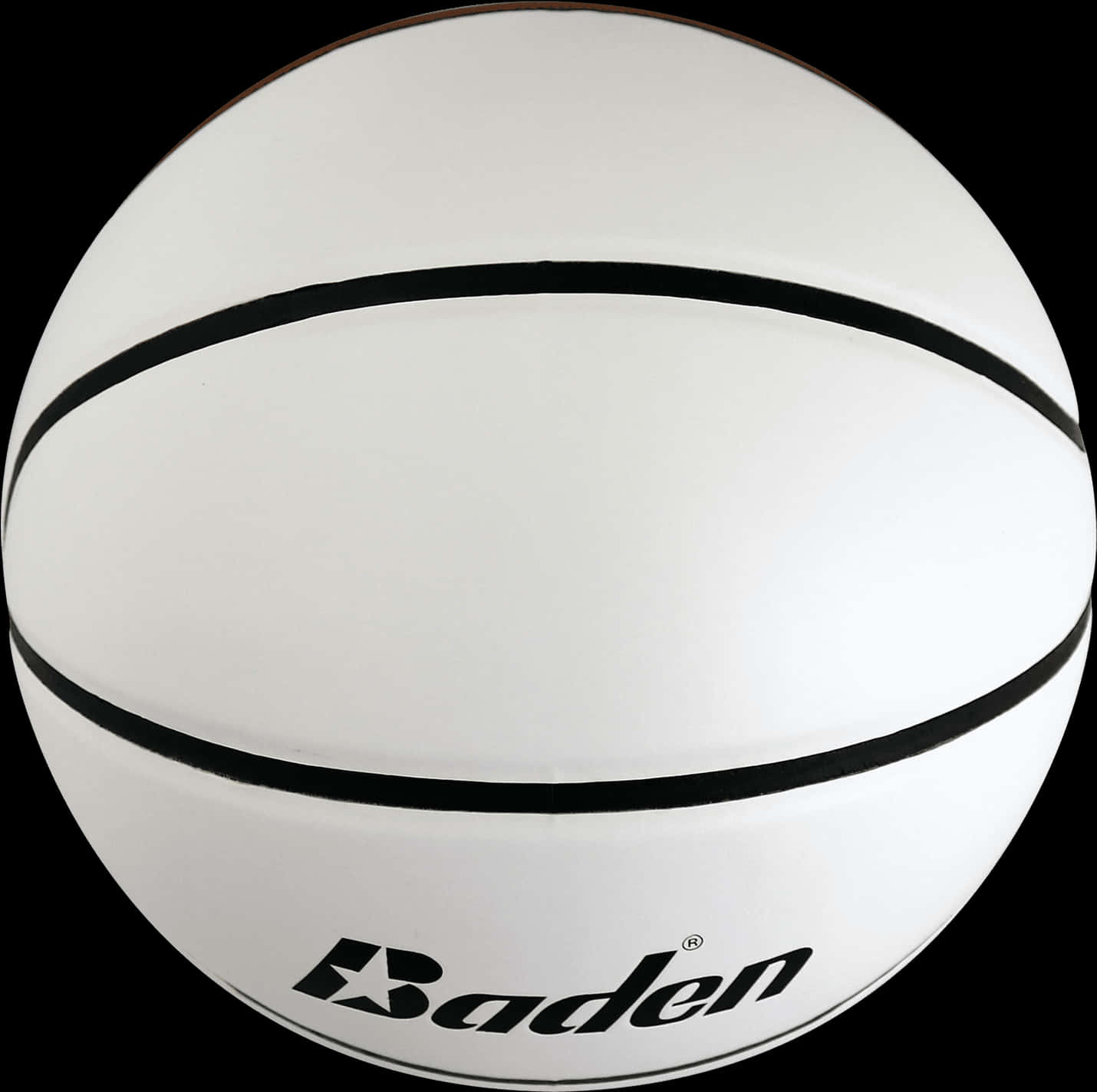 Baden Basketball Isolatedon Black