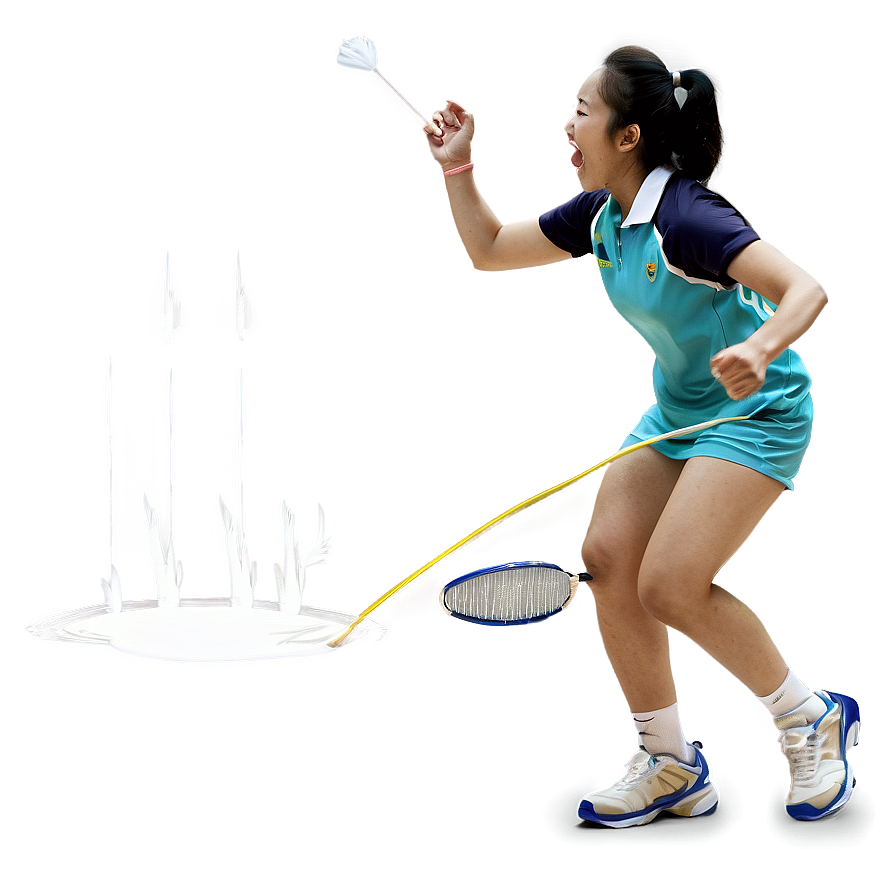 Badminton Player Celebration Png 32