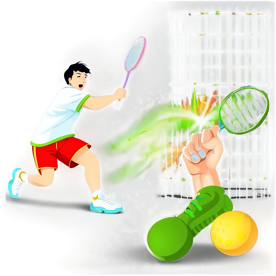 Badminton Smash Illustration Png Xvt5