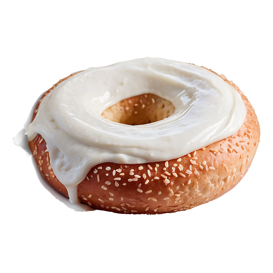 Bagel With Cream Cheese Png 16