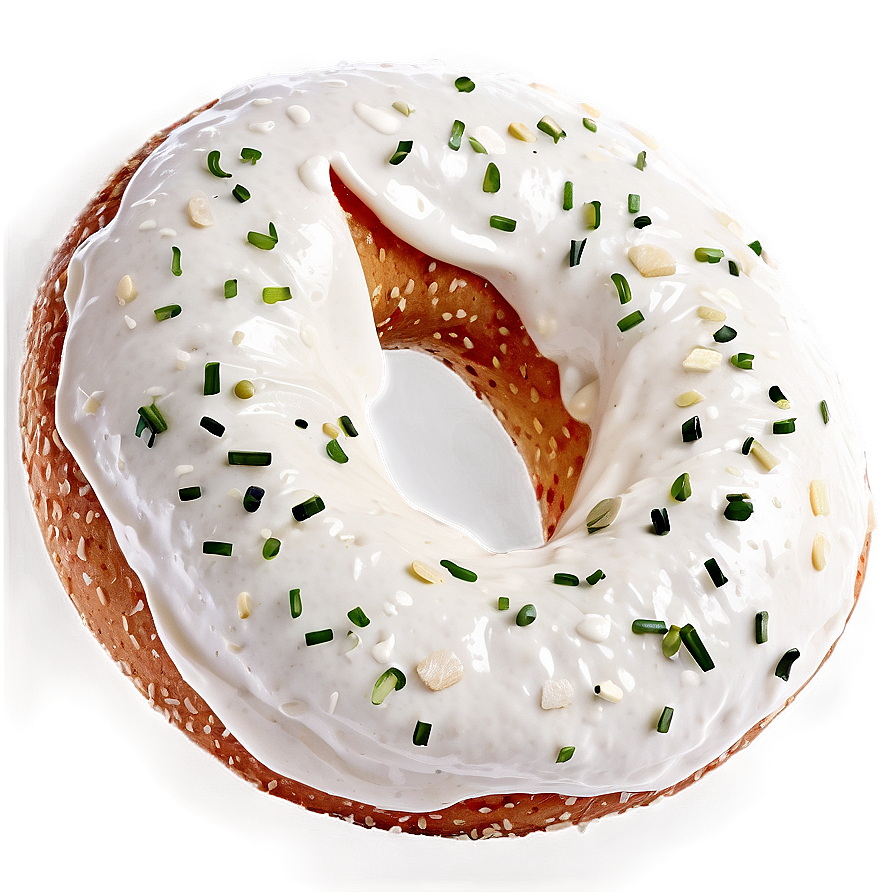 Bagel With Cream Cheese Png Ckg