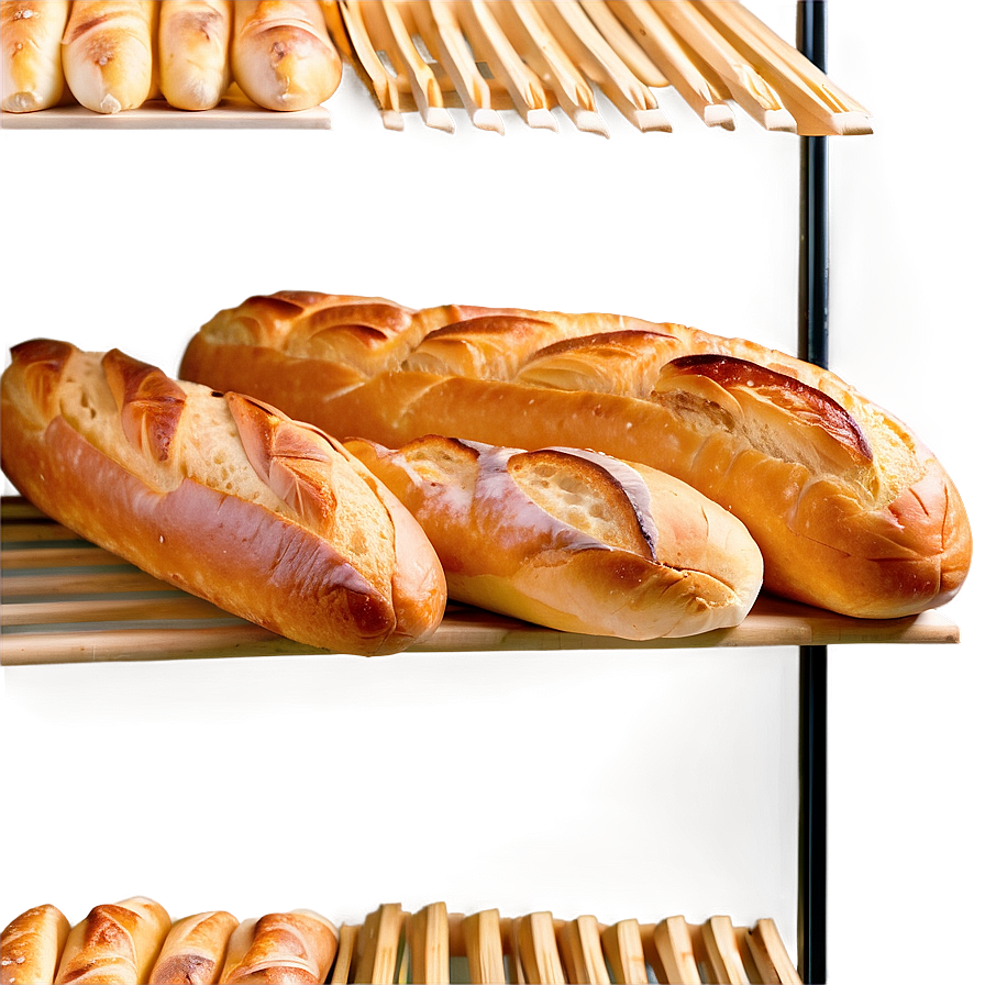 Baguette Bakery Shelf Png 31