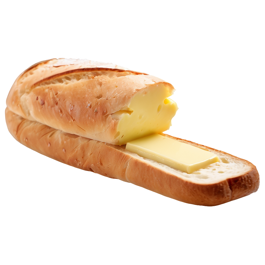 Baguette With Butter Png Bal33