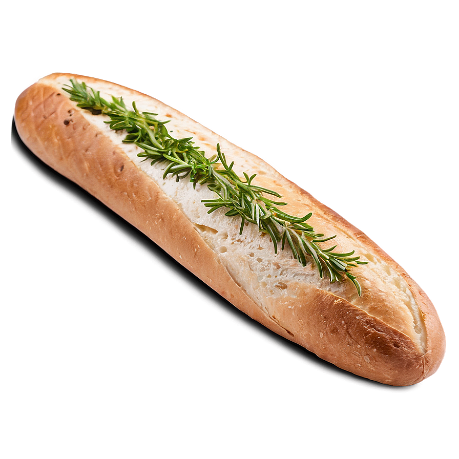 Baguette With Herbs Png Qhg