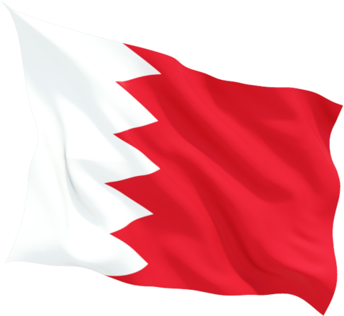 Bahrain National Flag Waving