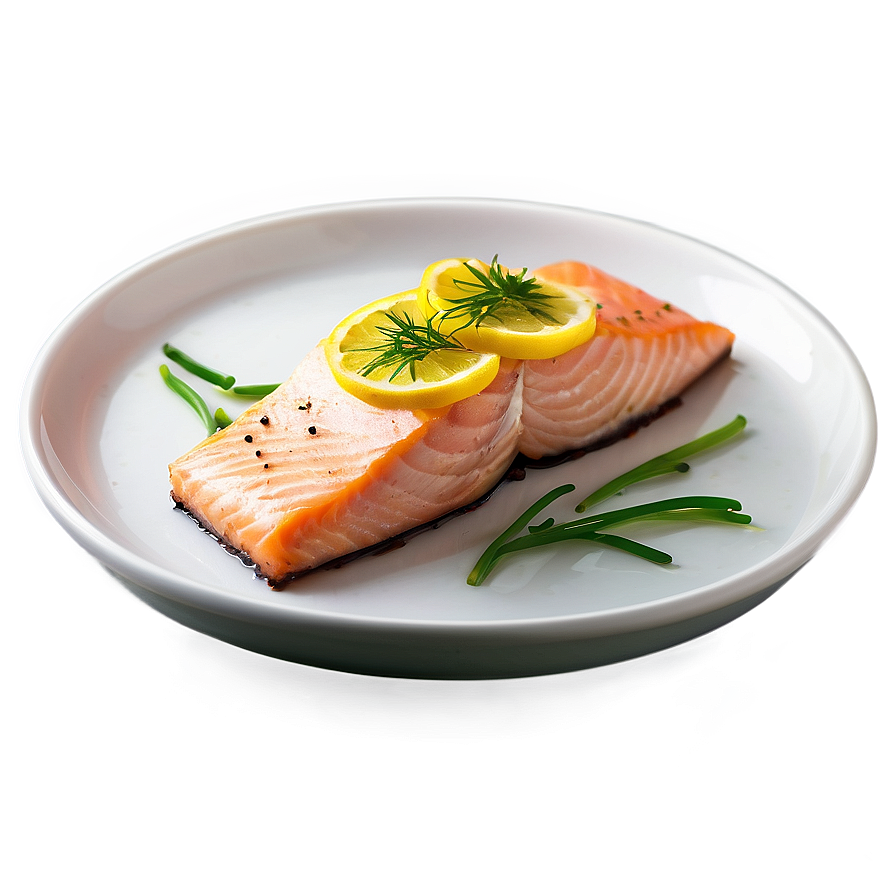 Baked Lemon Salmon Png 05242024